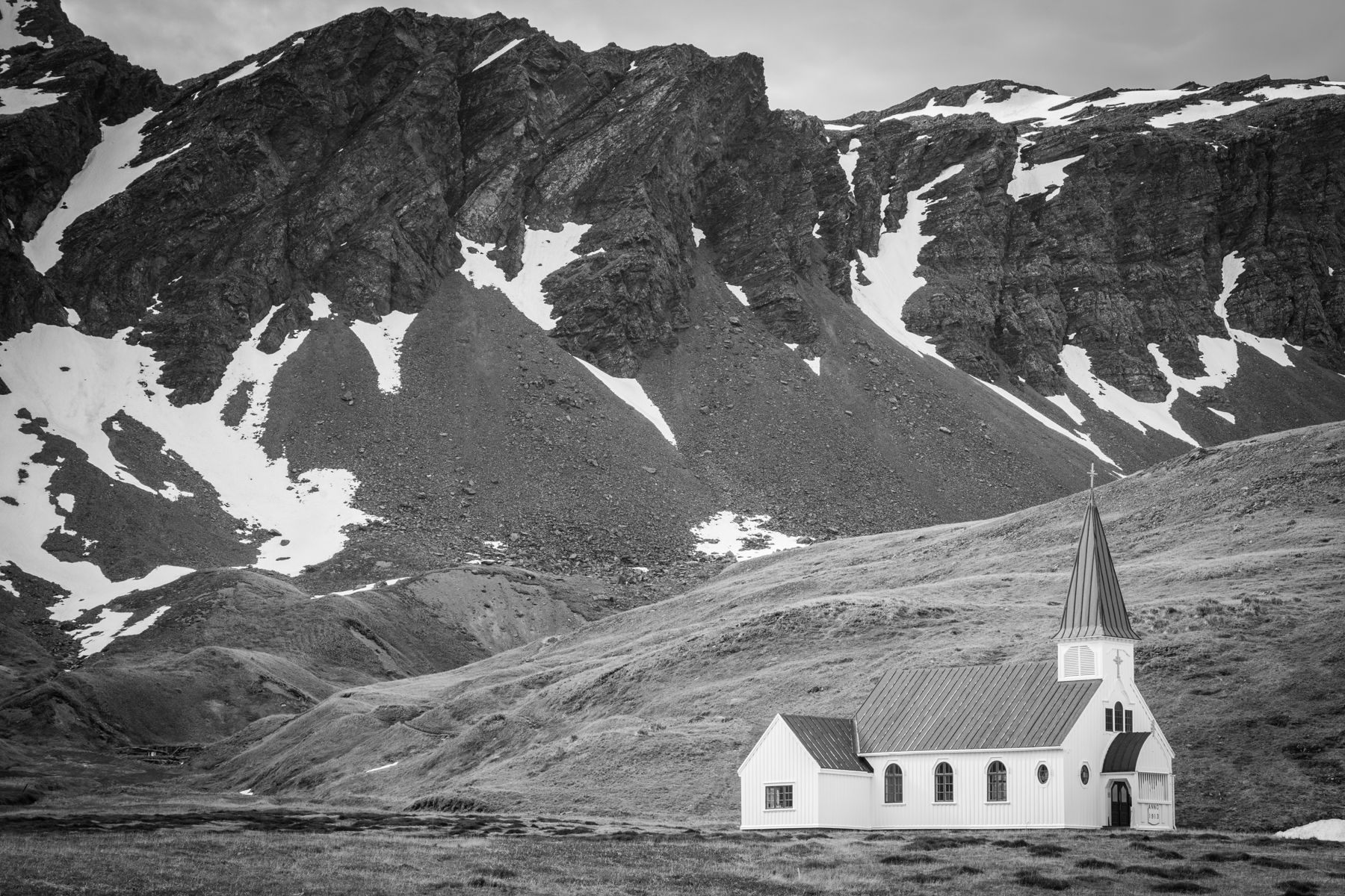 The church at Grytviken on South Georgia
