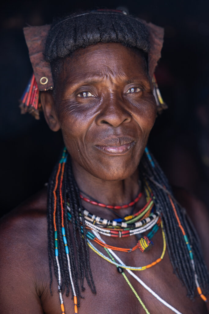 A beautiful elderly Ovahakaona woman with her traditional Kapopo hair decoration, signifying her status in her community (image by Ingrid Koedood)