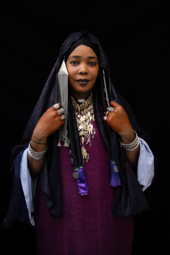 In stark contrast to the past where Tuareg women were very open with their culture, these days young women and girls have become notoriously shy with photography, except at Sebiba, where you can see Tuareg women in their exquisitely beautiful traditional attire (image by Ingrid Koedood)