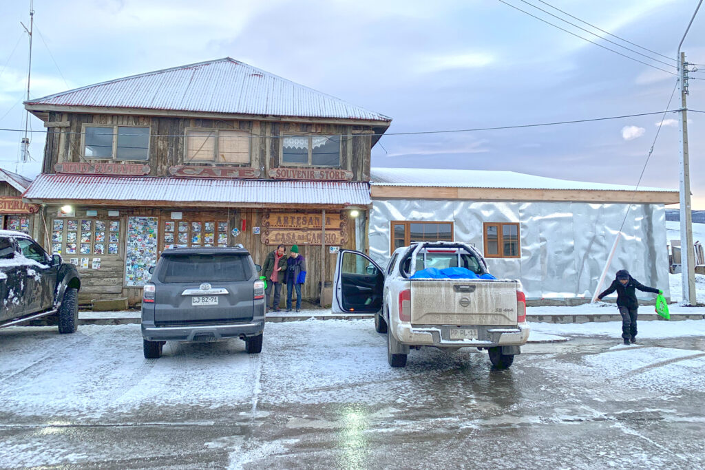 An icy morning in Ovejero, it is still winter up there (image by Mike Watson)