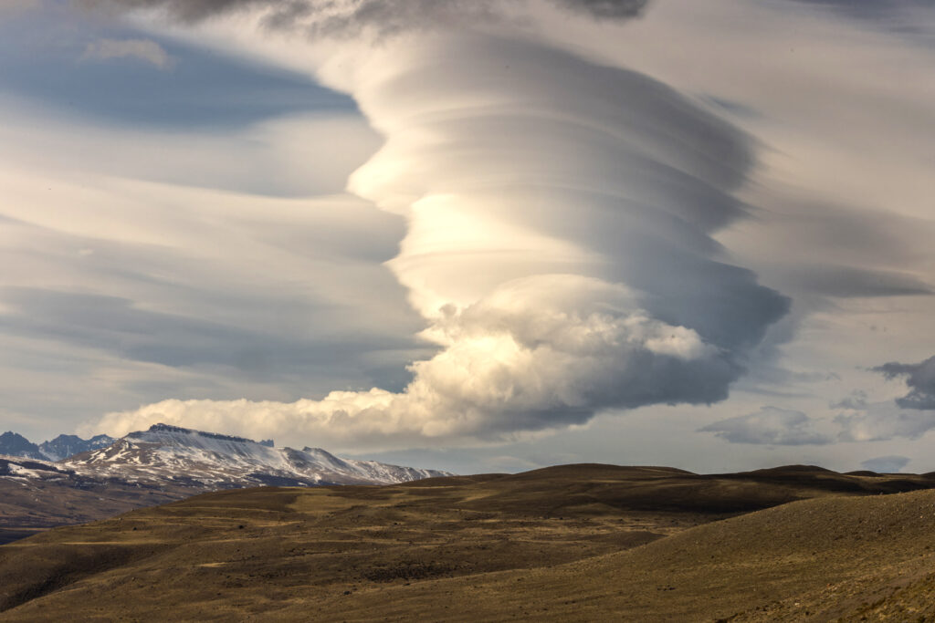 Patagonia features some spectacular cloud formations (image by Mike Watson)